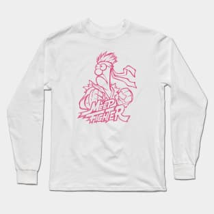 Beaker Meep muppets Retro Red Long Sleeve T-Shirt